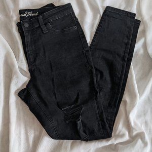 Universal Thread High Rise Distressed Jeggings